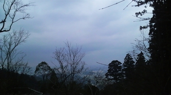 若杉山からの夕景
